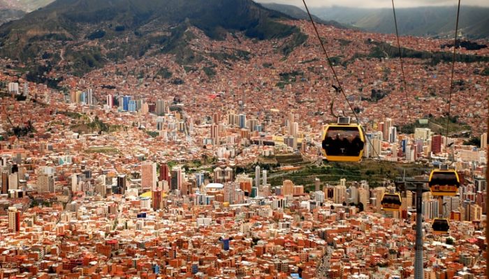 LA PAZ – DECOUVERTE A PIED ET TELEPHERIQUE